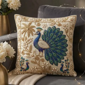 Zari Work Cushion