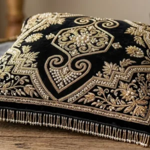 Amazing Cushion Zari work